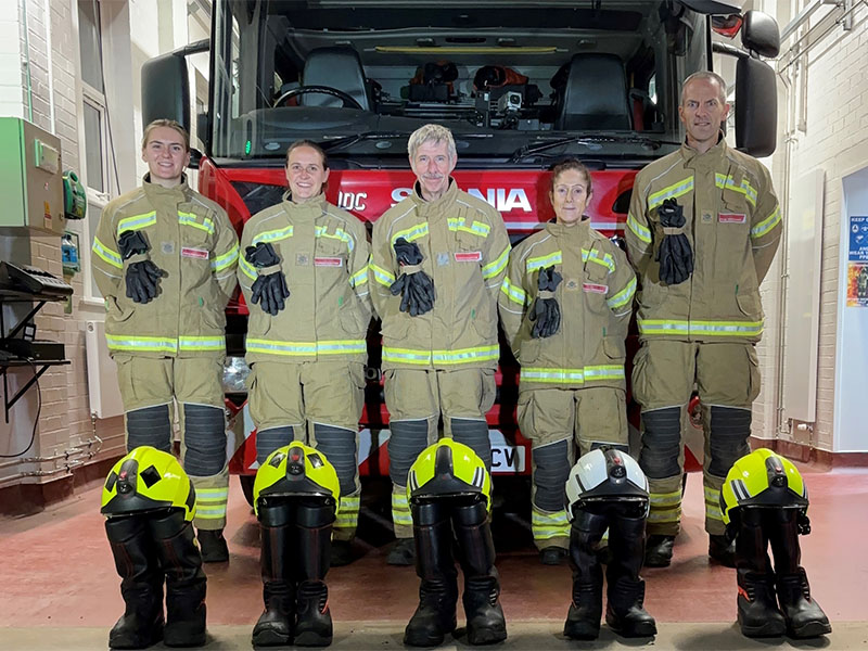 Abbots Bromley firefighters