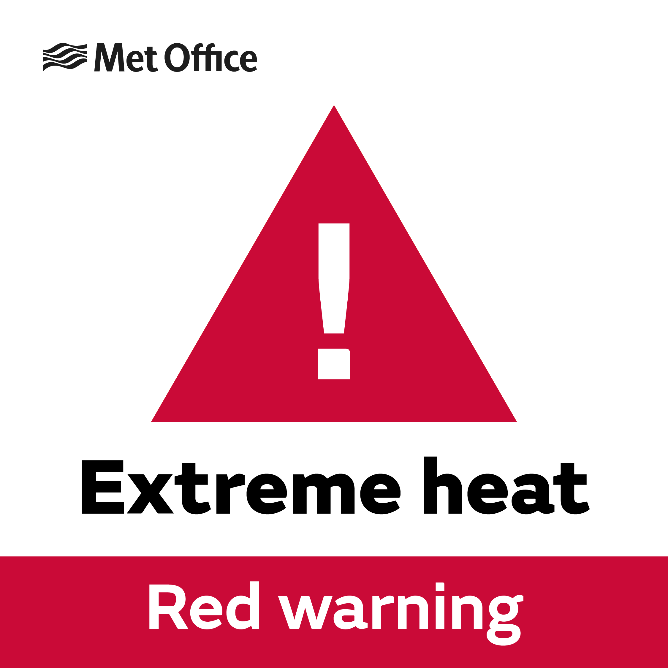 Extreme heat warning