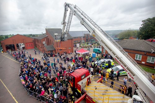 Public spectators at open day
