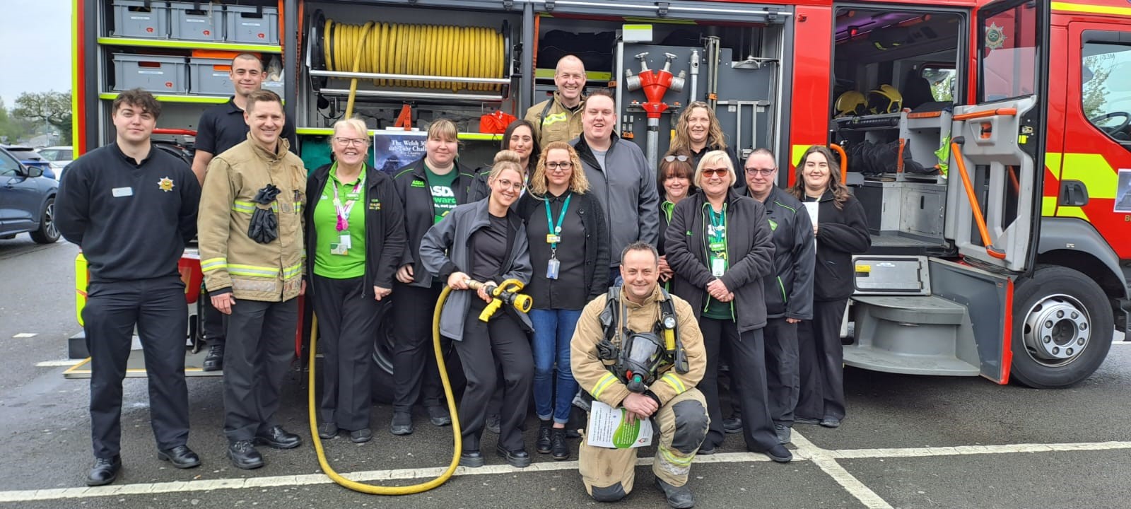 Firefighters embark on mountain challenge for charity