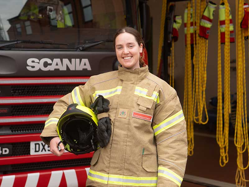 Firefighter Thea Millwall