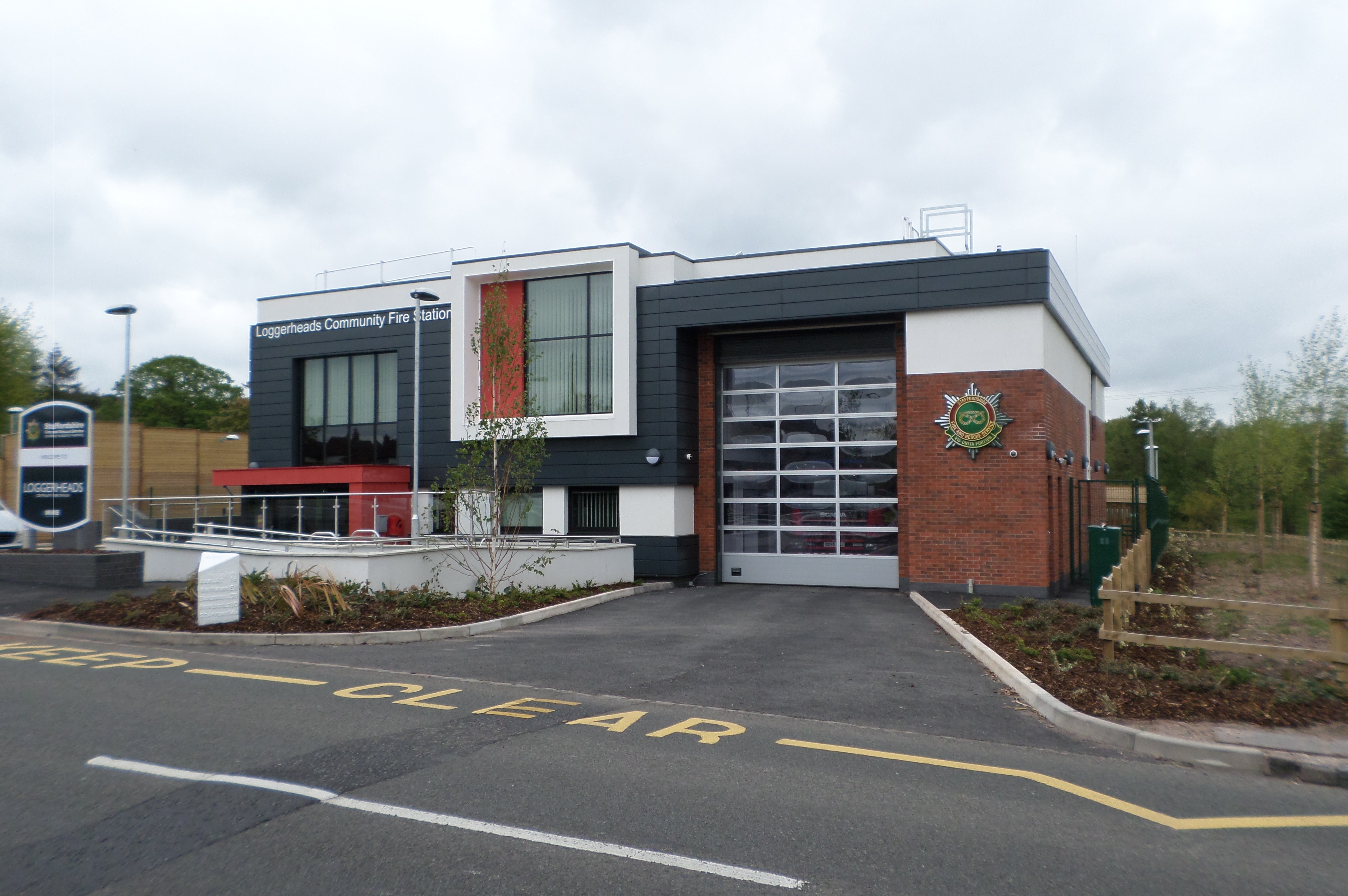 Loggerheads Fire Station exterior