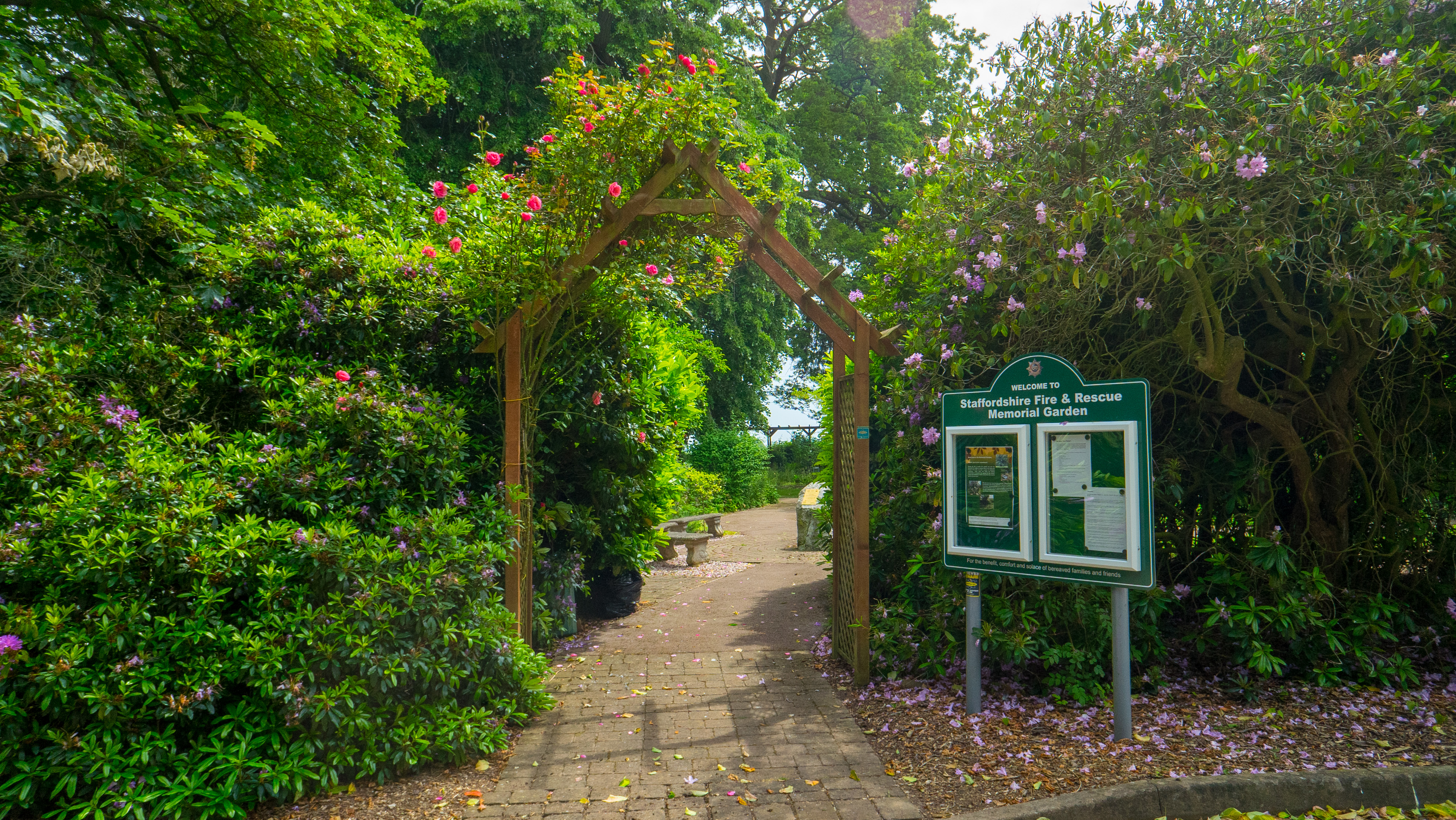 Staffordshire Fire and Rescue Memorial Garden