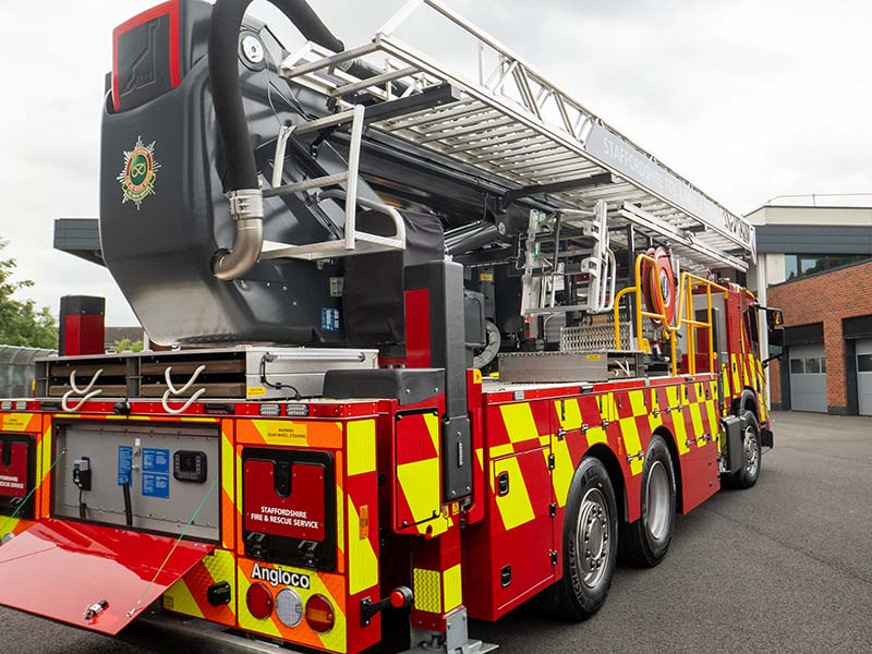 Aerial Ladder Platform view from the back