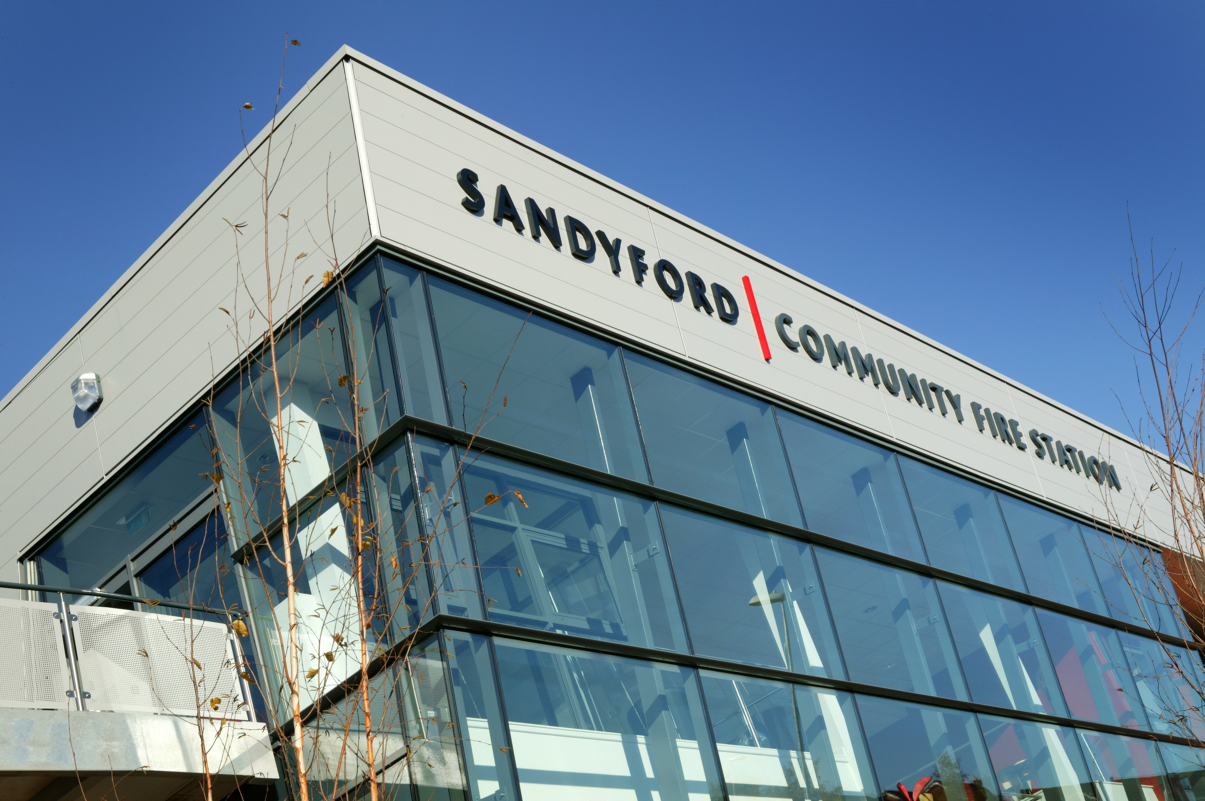 Sandyford Fire Station exterior