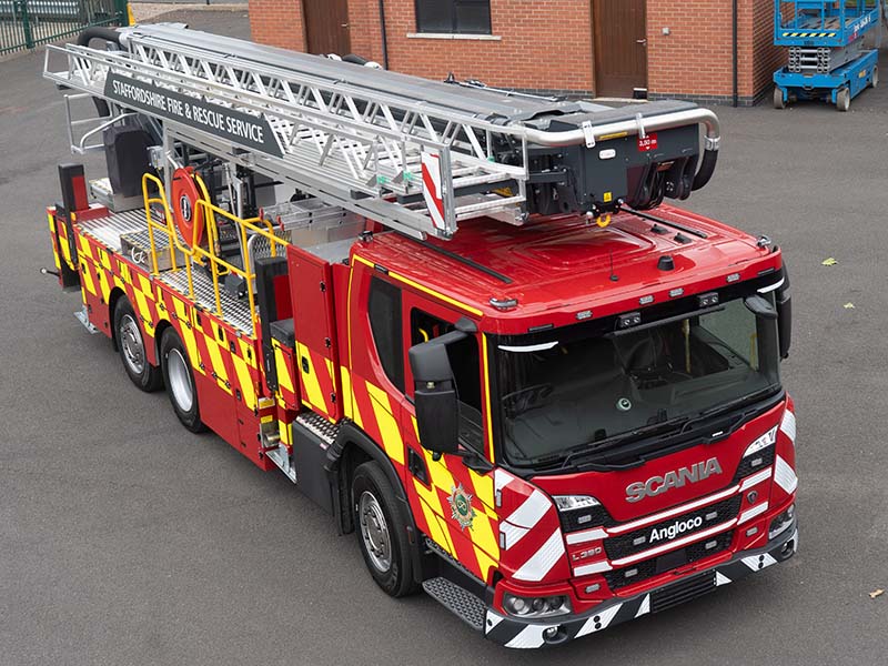 Aerial Ladder Platform view from the front